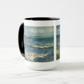 Seascape bij Saintes-Maries (F415)Van Gogh Fine Ar Mok (Voorkant links)