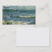 Seascape bij Saintes-Maries (F415)Van Gogh Fine Ar Visitekaartje (Voorkant / Achterkant)