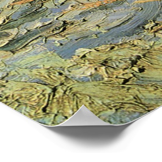 Seascape bij Saintes-Maries - Van Gogh Poster (Hoek)