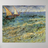 Seascape bij Saintes-Maries - Van Gogh Poster (Voorkant)