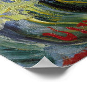Seascape bij Saintes Maries - Vincent Van Gogh Poster (Hoek)