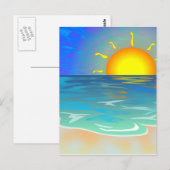 Seascape Briefkaart (Voorkant / Achterkant)