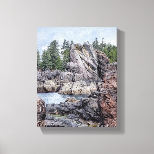 Seascape Crest Canvas Afdruk (Voorkant)