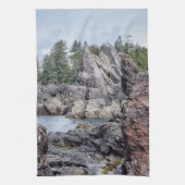 Seascape Crest Theedoek (Verticaal)