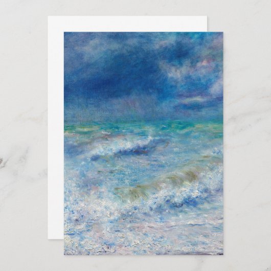 Seascape door Pierre-Auguste Renoir Fine Art (Voorkant / Achterkant)