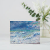 Seascape door Pierre-Auguste Renoir Fine Art Briefkaart (Staand voorkant)