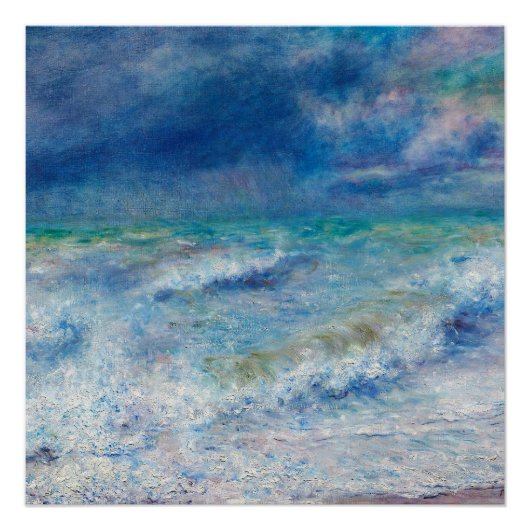 Seascape door Pierre-Auguste Renoir Fine Art Perfect Poster (Voorkant)