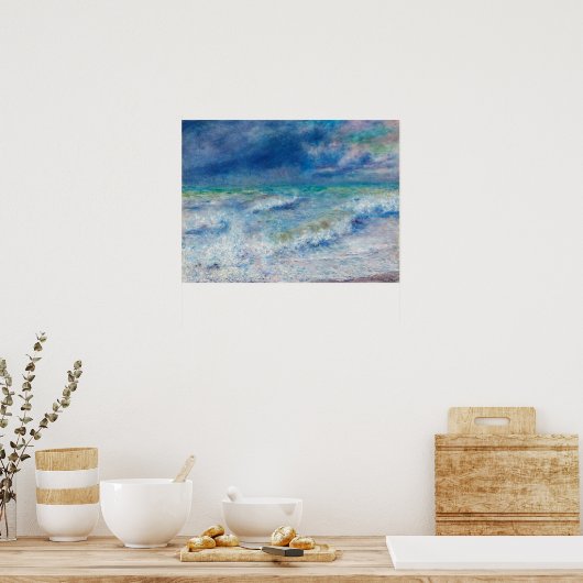 Seascape door Pierre-Auguste Renoir Fine Art Poster (Keuken)