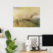 Seascape - Folkestone door Joseph Mallord Turner Poster (Thuiskantoor)