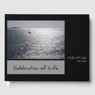 Seascape Gepersonaliseerd Memorial Guest Book Gastenboek