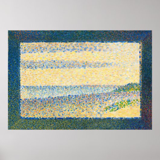Seascape (gravelines) - Georges Seurat Fine Art Poster (Voorkant)