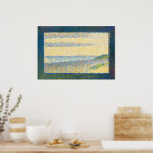 Seascape (gravelines) - Georges Seurat Fine Art Poster (Keuken)