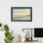Seascape (gravelines) - Georges Seurat Fine Art Poster (Thuiskantoor)