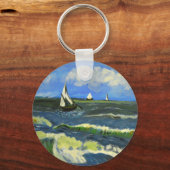 Seascape in Saintes-Maries, Van Gogh Sleutelhanger (Voorkant)