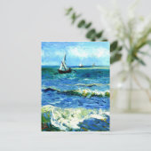 Seascape in Saintes-Maries, Vincent Van Gogh Briefkaart (Staand voorkant)