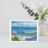 Seascape in Saintes-Maries Vincent Van Gogh Briefkaart (Staand voorkant)