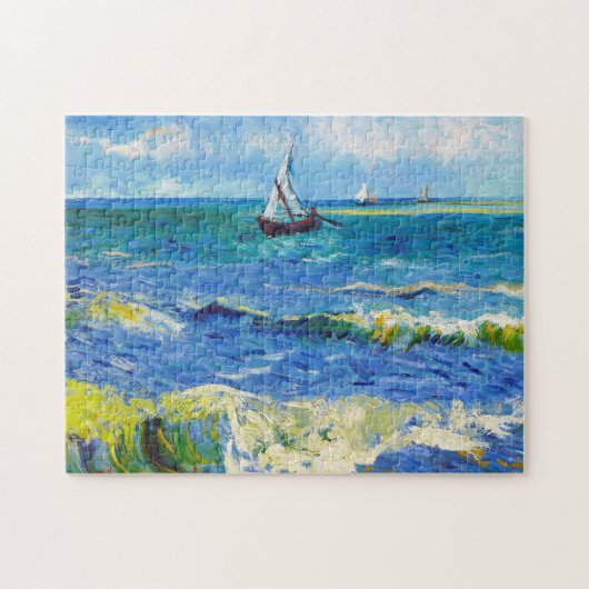 Seascape in Saintes-Maries Vincent Van Gogh Legpuzzel (Horizontaal)