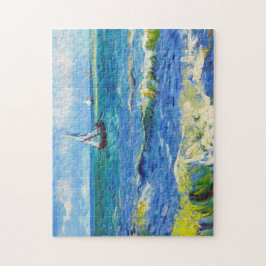 Seascape in Saintes-Maries Vincent Van Gogh Legpuzzel