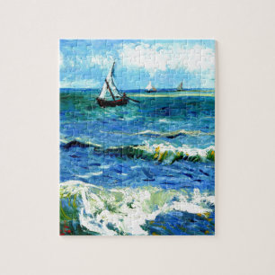 Seascape in Saintes-Maries, Vincent Van Gogh Legpuzzel