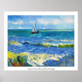 Seascape in Saintes-Maries Vincent Van Gogh Poster (Voorkant)