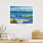 Seascape in Saintes-Maries Vincent Van Gogh Poster (Keuken)