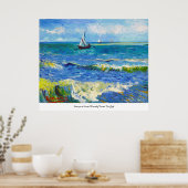 Seascape in Saintes-Maries Vincent Van Gogh Poster (Keuken)