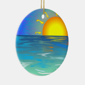 Seascape Keramisch Ornament (Rechts)