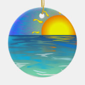 Seascape Keramisch Ornament (Voorkant)