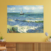 Seascape Les Saintes-Maries-de-la-Mer van Gogh Canvas Afdruk (Insitu (Woonkamer))
