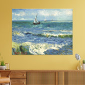 Seascape Les Saintes-Maries-de-la-Mer van Gogh Canvas Afdruk (Insitu (Woonkamer))