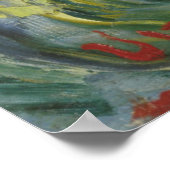 Seascape Les Saintes-Maries-de-la-Mer van Gogh Poster (Hoek)