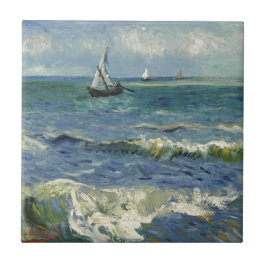 Seascape Les Saintes-Maries-de-la-Mer van Gogh Tegeltje