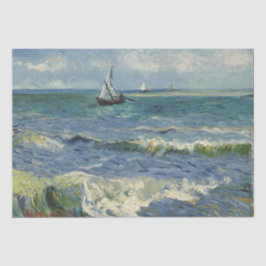 Seascape Les Saintes-Maries-de-la-Mer van Gogh Tissuepapier