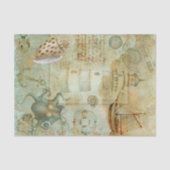 Seascape Lighthouse Octopus  Tissuepapier (Voorkant)