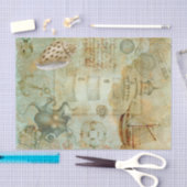 Seascape Lighthouse Octopus  Tissuepapier (Craft)