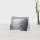 Seascape Memorial Donatie Dank u Nota kaart (Achterkant)