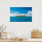 Seascape met Little Island Poster (Keuken)