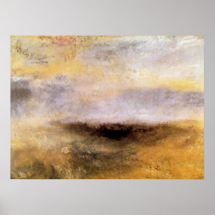 Seascape met storm van Joseph Mallord Turner Poster