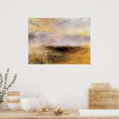 Seascape met storm van Joseph Mallord Turner Poster (Keuken)