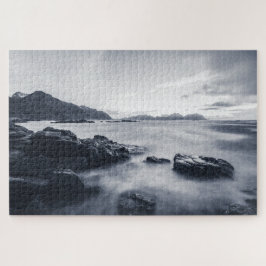 Seascape monochrome foto legpuzzel