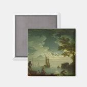 Seascape, Moonlight, 1772 Magneet (Voorkant / Achterkant)