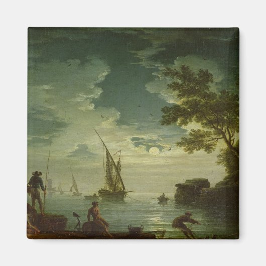 Seascape, Moonlight, 1772 Magneet (Voorkant)
