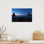 Seascape na zonsondergang poster (Keuken)