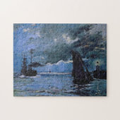 Seascape, Night Effect Monet Fine Art Legpuzzel (Horizontaal)