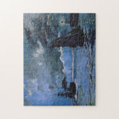 Seascape, Night Effect Monet Fine Art Legpuzzel (Verticaal)