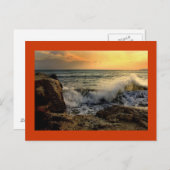 SEASCAPE OP EEN BRIEFKAART (Voorkant / Achterkant)