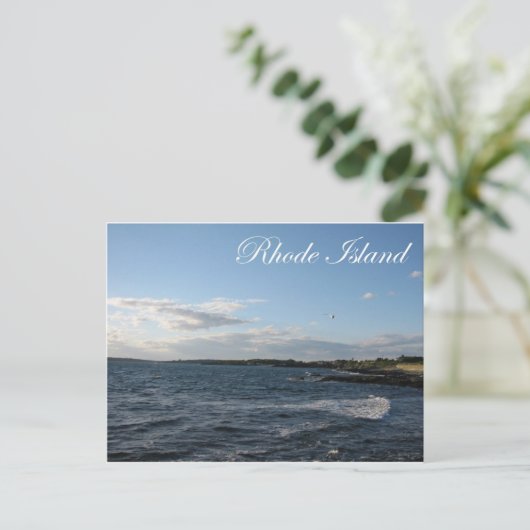 Seascape op Rhode Island Briefkaart (Staand voorkant)