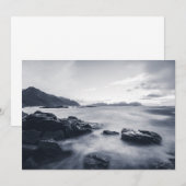 Seascape Photo Monochrome Card (Voorkant / Achterkant)