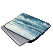 Seascape Serenity Laptop Sleeve (Voorkant onderkant)