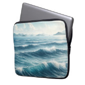 Seascape Serenity Laptop Sleeve (Voorkant Links)